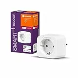 LEDVANCE Smart + Enchufe, zócalo conmutable Zigbee, para el control de la luz en su hogar inteligente, directamente compatible con Alexe, Compatible con Philips HUE Bridge, 1-pack