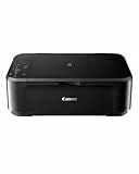 Canon Pixma MG3650S Impresora Multifunción 3 en 1, Sistema de Inyección de Tinta, Impresión, Escaneo y Copia, WiFi, Impresión a Doble Cara, Cartuchos Fine, Alimentación de Papel Frontal, Negro