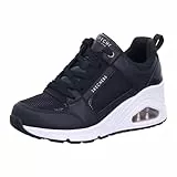 Skechers Tenis Uno Wedge para Mujer, Black, 41 EU