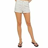 Jack & Jones Jjxx Jxhazel Mini Shorts Hw Akm Denim Pantalones cortos, Mujer, Crudo/Detalle: Akm12, S