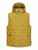 JACK & JONES Jcosonic Bodywarmer Hood Chaqueta, Golden Palm, XL para Hombre