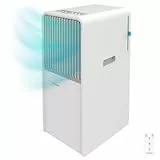 Cecotec Aire Acondicionado Portátil con Mando a Distancia ForceClima 7150 Style. 7000 BTU - 1750 Frigorías, Control Táctil, Pantalla LED, 4 Modos, 2 Velocidades, Temporizador, Cobertura 20m2