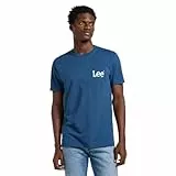 Lee Medium Wobbly tee Camiseta, Orion Blue, L Hombres