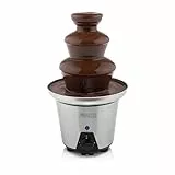 Princess 292998 Fuente de chocolate XL con 2 ajustes de potencia, 3 alturas, 0,7 litros de capacidad, 32.5 cm de altura, carcasa de acero inoxidable, apta para todo tipo de chocolate, 90 W
