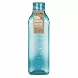 Sistema Square Botella agua 1 Litro | Hermética Botella agua niña | Piedra azul turquesa | 1 unidad