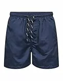 ONLY & SONS Onsted Life Short Swim Noos Bañador Corto, Azul Marino, M Hombres