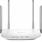 TP-Link Archer C50 - Router wifi de doble banda, 1200 Mbps, 2.4 GHz a 300 Mbps y 5 GHz a 867 Mbps, 4 antenas externas, Fast Ethernet, puerto de 100 Mbps, blanco