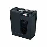 Rexel Secure S5 Destructora de Papel en Tiras, 6-5 (70-80 grs.) Hojas, P2, Papelera Extraíble de 10 L, Silenciosa y Compacta, 2020121