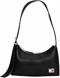 Tommy Jeans Tjw Cool Shoulder Bag Aw0aw17873, Bolsa de Hombro para Mujer, Black (Black), One Size