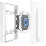 Mobilefox Cubierta universal para interruptor de luz compatible con Philips Hue Dimmer Adapter V2, color blanco