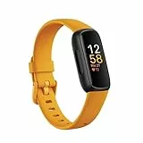 Fitbit Inspire 3, la pulsera de salud y actividad física con hasta 10 días de batería y compatible con Android e iOS, Amarillo ocre