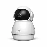 YI Dome Guard 2K(3MP) Camara de Vigilancia Interior 360°, Cámara IP WiFi 2.4Ghz Interior con Detección de Movimiento, Visión Nocturna, Notificación en Tiempo Real, Compatible Alexa