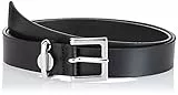 HUGO Amelia Belt 2,5cm Cinturón, Black1, 100 para Mujer