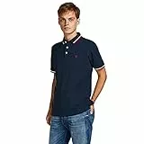Jack & Jones Jjepaulos Polo Ss Noos Polo, Hombre, Armada Blazer, L
