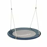 HUDORA Columpio de Nido Lounge - Columpio Ajustable en Altura diámetro de 90/110 cm para hasta 150 kg - Columpio Colgante con Asiento Cerrado - Columpio Familiar para Uso en Interiores y Exteriores