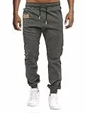 VMSUCIJ Pantalones Hombre Casuales Deporte Elásticos Joggers Largos Pants con Bolsillos Algodón Pantalón Deportivo,Gris 01,L
