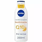 NIVEA Q10 Loción Corporal Reafirmante (1 x 250 ml), crema hidratante corporal para piel normal, crema reafirmante corporal con Collagen Boost Complex, Vitamina C y Q10 puro