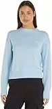 Calvin Klein Jeans CK Embro Badge Sweater J20J222987 Suéter de Cuello Redondo, Azul (Keepsake Blue), XXL para Mujer