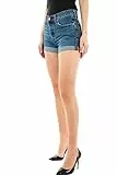 Levi's 501 Rolled Short Pantalones cortos, Orinda Troy Scraped, 27W Mujer