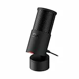 HyperX Solocast 2 - Micrófono Condensador USB patrón cardioide, Juegos, Streaming, podcasts, PC, Twitch, Youtube, Discord, Negro