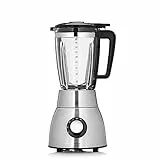 WMF Kult Pro - Batidora de vaso (25.000 rpm, 1400 W, recipiente de cristal de 1,8 L, batidora de alto rendimiento, función de batido, picado de hielo y función de intervalo)