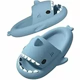 SAGUARO Zapatillas Casa Verano Niño y Niña Pantuflas de Tiburon Baño Ducha Antideslizantes Comodas Sandalias para Jardín Piscina y Playa