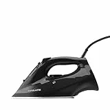 CREATE/IRON FLAT 3000 / Plancha de vapor negro/Sistema de encendido rápido, cable de 2m, sistema de seguirdad, deposito de 380 ml, antihaderente y dislizante, 3000W