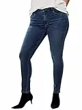 ONLY Carmakoma NOS Caraugusta HW SK Dnm Jeans MBD Noos Vaqueros Skinny, Azul (Medium Blue Denim Medium Blue Denim), 44W / 32L para Mujer