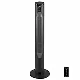 Cecotec Ventilador de torre EnergySilence 8150 Skyline de 42”, 55 W, Mando a distancia, Pantalla LED, 3 velocidades, 3 modos, Oscilación 80º y Temporizador 12h