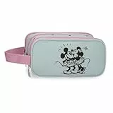 Disney Joumma Kisses M&M Estuche Triple Azul 22x10x9 cms Poliéster