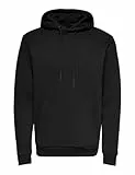 Only & Sons Onsceres Life - Sudadera con Capucha Sudadera con Capucha Hombre, Negro, M