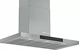Bosch - Campana Extractora Decorativa de Pared, 90 cm, Serie 6, Extra Silenciosa, Filtros Antigrasa, Acero, DWB98JQ50