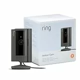 Ring Cámara interior (Indoor Camera 2.ª gen.) | Cámara de vigilancia wifi con enchufe para mascotas | Vídeo 1080p HD, comunicación bidireccional, cubierta de privacidad | Ring Protect 30 días gratis