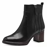 Tamaris Comfort 8-85301-43-Botas de tacón, Botas de Moda Mujer, Negro, 40 EU Ancho
