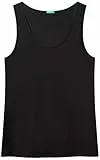 United Colors of Benetton Canotta 3ovl1h00c Camiseta, Negro, XS Mujeres