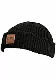 Urban Classics Dogger Beanie Unisex Gorro Negro 100% poliacrílico
