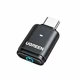 UGREEN USB C Transmisor Bluetooth 5.3 Adaptador de Audio aptX AD HQ Adaptativo Baja Latencia Type C para Switch 2 PS4 PS5 Pro Consola de Juegos PC Mac Plug Play