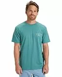Quiksilver Anchor Lockup SS - Camiseta de Manga Corta, Color Verde