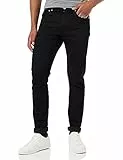 Calvin Klein Vaqueros Hombre Slim Tapered Fit, Negro (Denim Black), 31W/32L