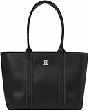 Tommy Hilfiger Bolso Tote Mujer con logotipo, Negro (Black), Talla Única