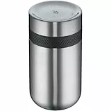 WMF My2Go - Recipiente Hermético Térmico de 500 ml y Recipiente Adicional de 200 ml, Respetuoso con el Medio Ambiente, Acero Inoxidable Cromargan Mate, Apto para Lavavajillas