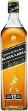 Johnnie Walker Black label, Whisky escocés blended 12 años, 1 l