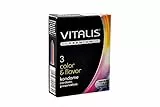 Preservativos Color & Flavor Vitalis Premium 3 uds.