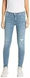 Replay Vaqueros de mujer con elástico, azul (Medium Blue 009), 23W / 32L