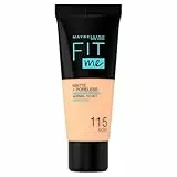 Maybelline New-York - Fond de Teint Fluide Fit Me Matte & Poreless - Peaux normales à grasses - teinte : 115 Ivoire - 30 ml