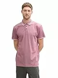 TOM TAILOR 1045629 Polo, 37559-Deep Red Two Tone, XL Hombres