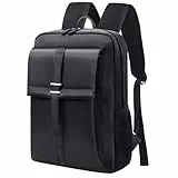 Dobaly Mochila para portátil de 15 pulgadas, resistente al agua, mochila de viaje para hombre, informal, mochila de día, color negro, Negro, 15 Zoll