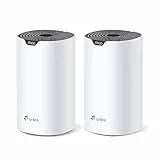 TP-Link Deco E2(2-Pack) - Sistema Wi-Fi Mesh AC1900, 2xPuertos 100/10 Mbps, hasta 50 ㎡, MU-MIMO, Blanco