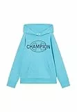 Champion Legacy Boys Sudadera con Capucha, Azul Claro, M para Niños