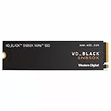 WD_BLACK SN850X NVMe SSD, 2TB M.2 2280, Velocidades de lectura hasta 7300 MB/s, escritura 6600 MB/s, SSD para Juegos internos, PCIe Gen 4, SSD de alto rendimento, Negro